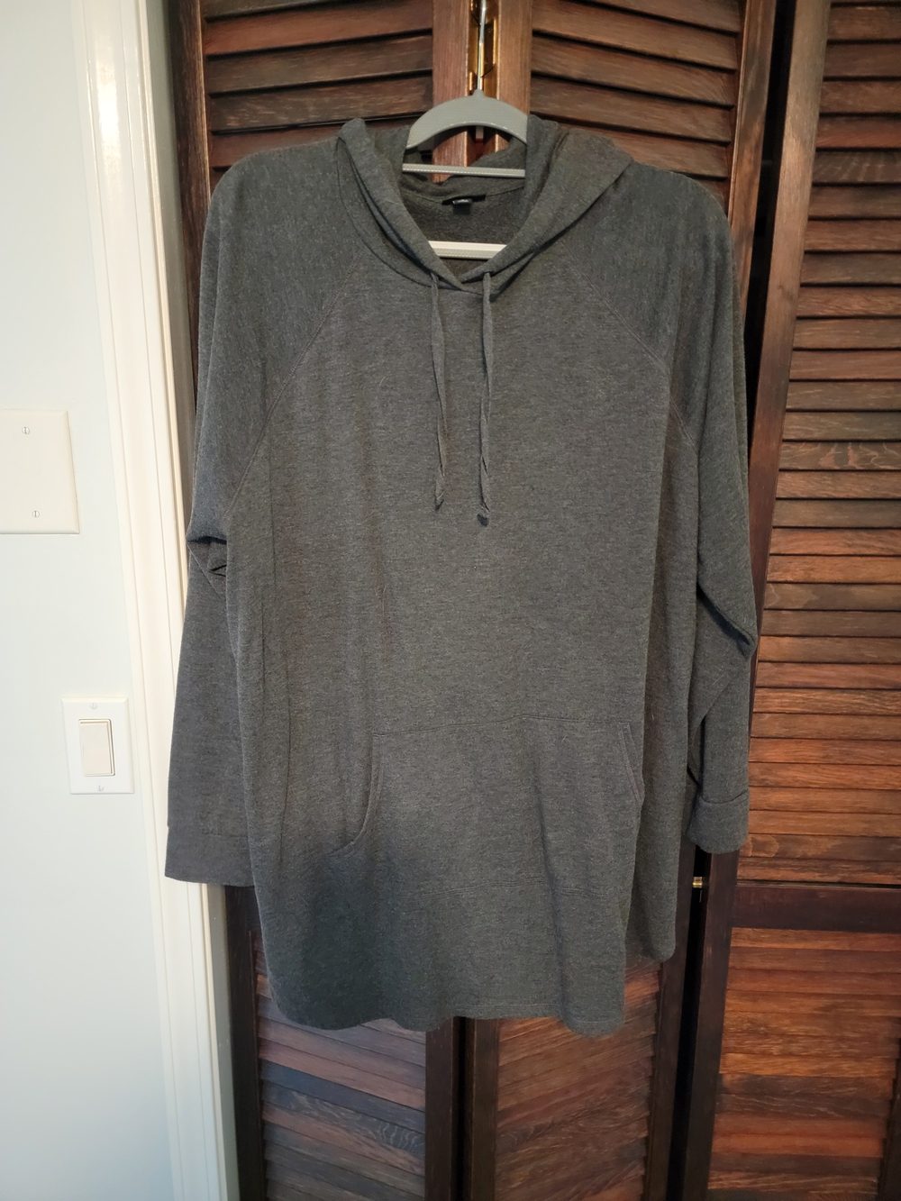 torrid Womens Dark Gray Crewneck Hoodie Sweater
